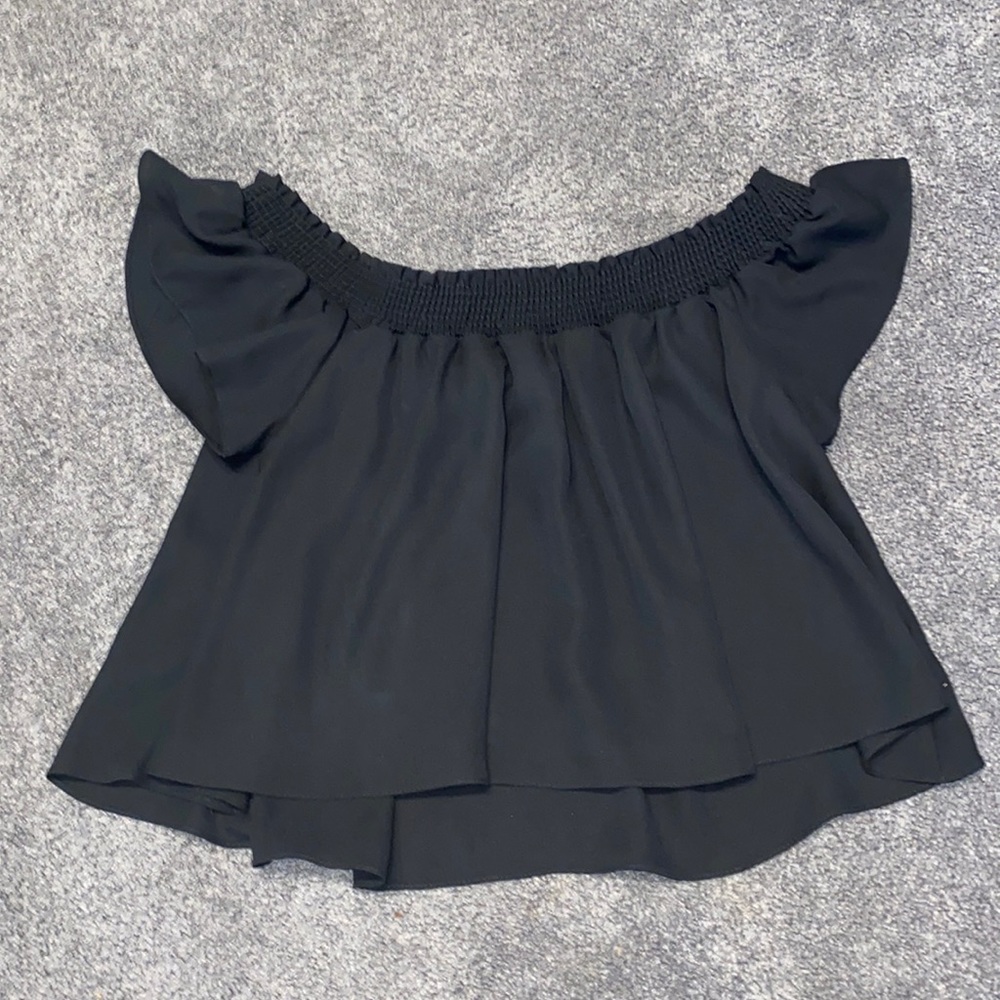 SHOW ME YOUR MUMU Off-the-Shoulder Top Blouse